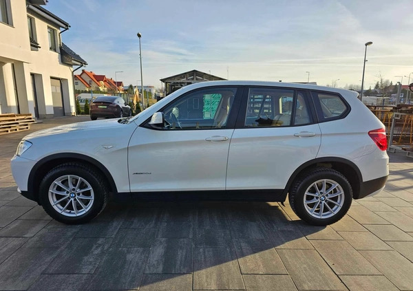 BMW X3 cena 55900 przebieg: 254930, rok produkcji 2013 z Ciechocinek małe 79